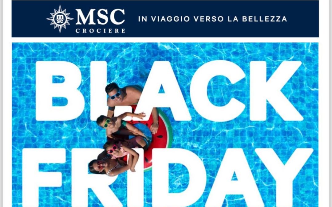 Black Friday con MSC Crociere